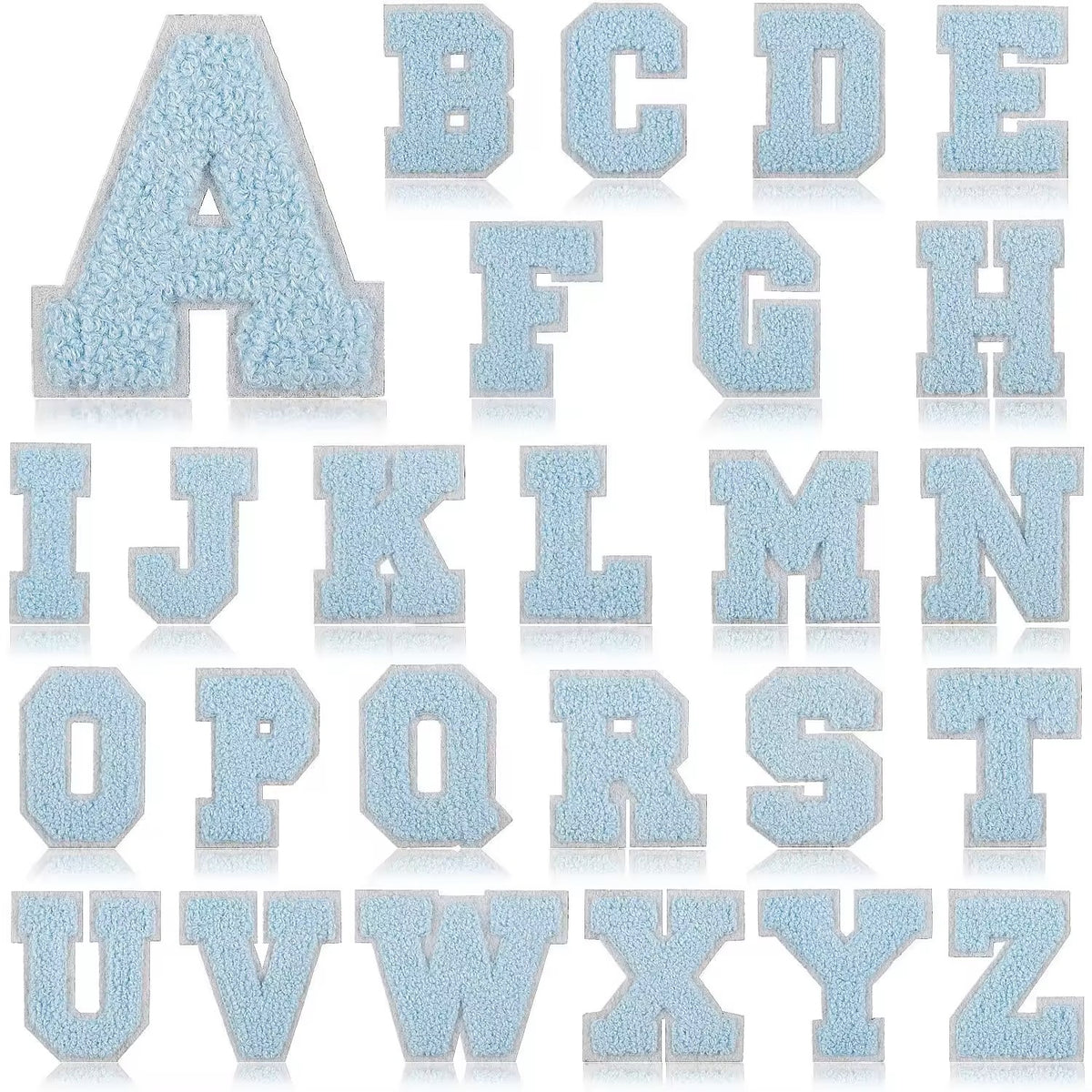 badge kleur met letter